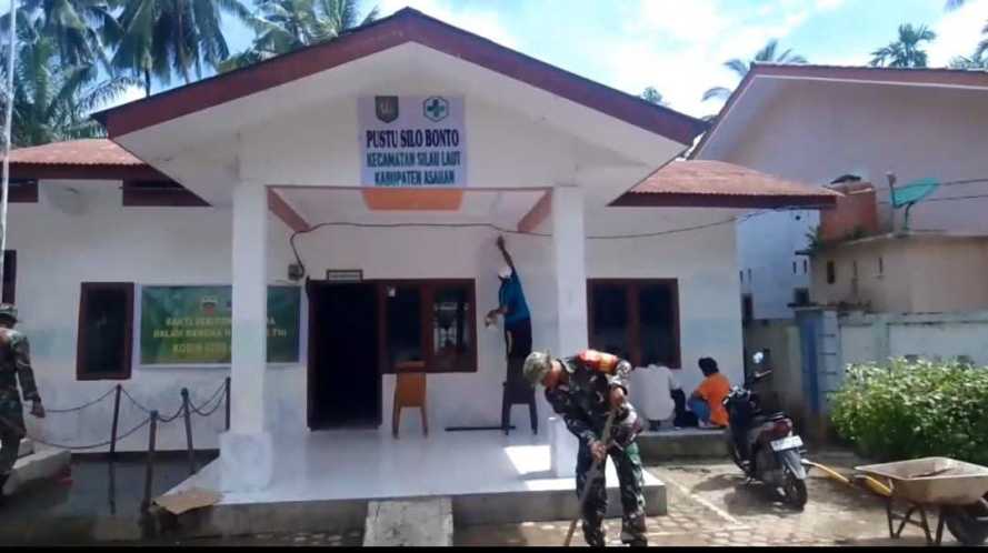 Koramil 07 Air Joman Gelar Bakti Teritorial Prima dalam Rangka HUT ke-80 TNI