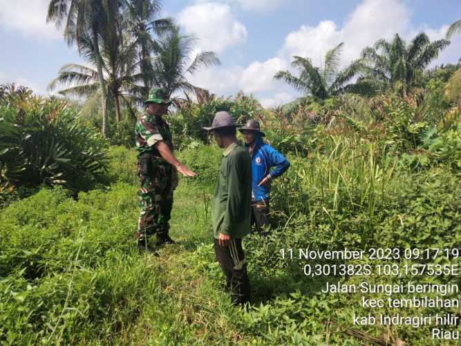 Sertu Koto Antisipasi Karlahut Lewat Patroli Rutin