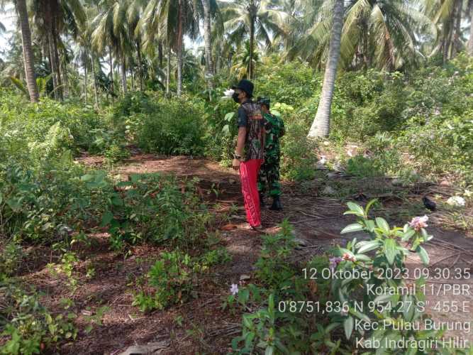 Dengan Patroli Karhutlah, Babinsa Tentukan Sasaran Pencegahan