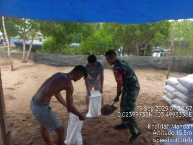 Babinsa Pulau Cawan Dorong Produktivitas SDM untuk Tingkatkan Ekonomi Warga