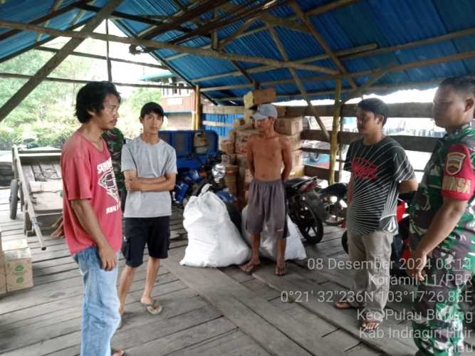 Serda Hendra Kardi Bangun Komunikasi dengan Burung  Pelabuhan Dalam Jaga Kondusifitas