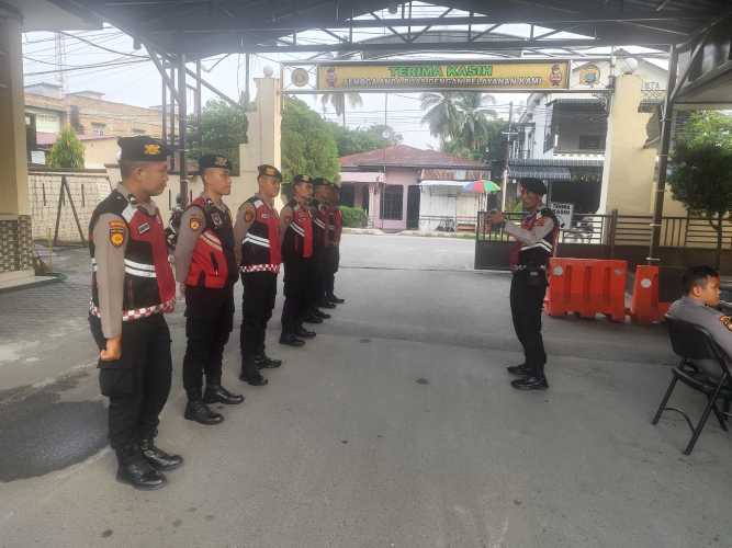 Sat Samapta Polres Batu Bara Laksanakan Strong Point Pagi untuk Meningkatkan Keamanan dan Ketertiban