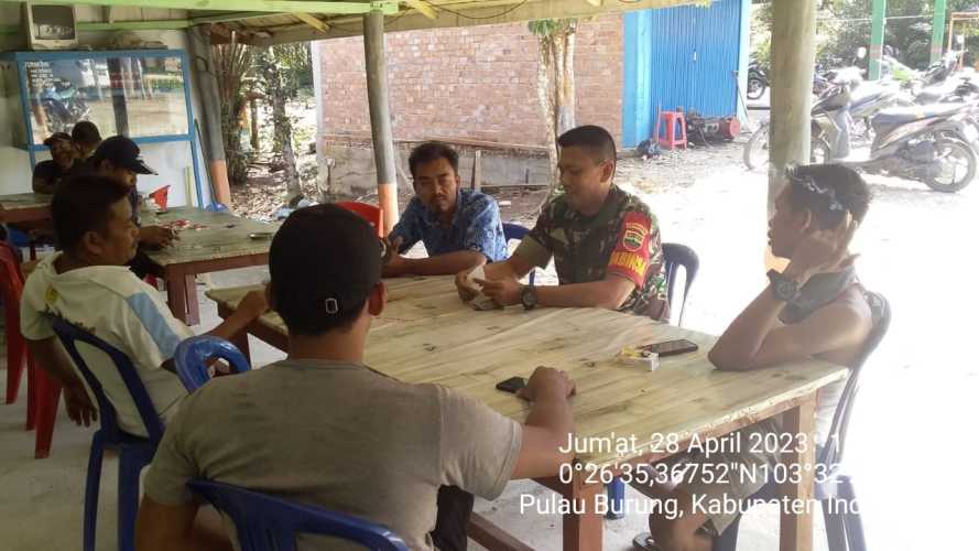 Setelah Lebaran, Babinsa Terus Ciptakan Kerukunan