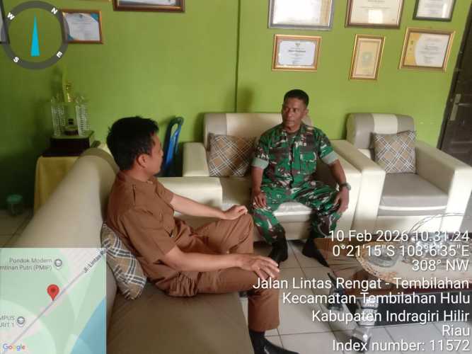 Danposramil 01/Tembilahan Laksanakan Koordinasi Sosialisasi Koperasi Desa/Kelurahan Merah Putih