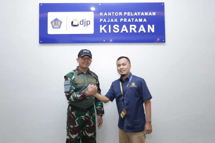 Dandim 0208/Asahan Laksanakan Silaturahmi ke Kantor Pelayanan Pajak Pratama Kisaran