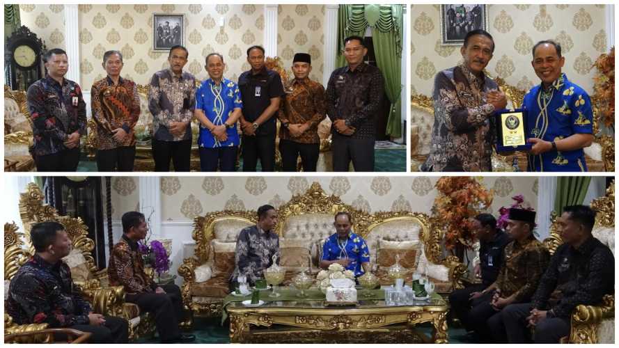 Bupati Inhil H. Herman Terima Kunjungan Kakanwil Dirjenpas Riau, Dukung Rencana Pengembangan Lembaga Pemasyarakatan