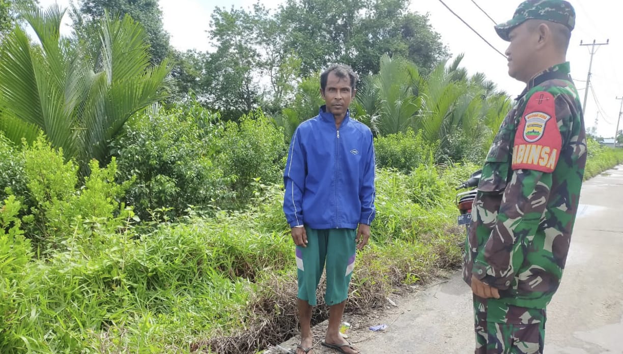 Serda Ahmad Fery Lakukan Penegasan Larang Membakar Lahan