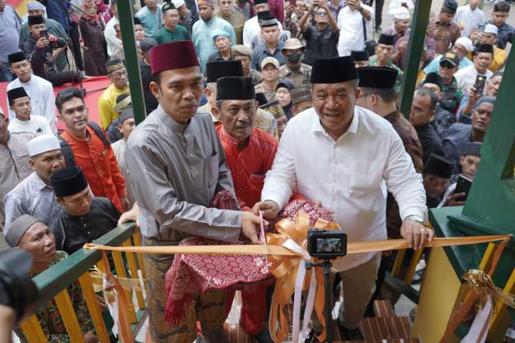 Pertahankan dan lestarikan Nilai Budaya di Kabupaten Asahan, Bupati Asahan Meresmikan Replika Rumah Besar Tuan Syech Silau