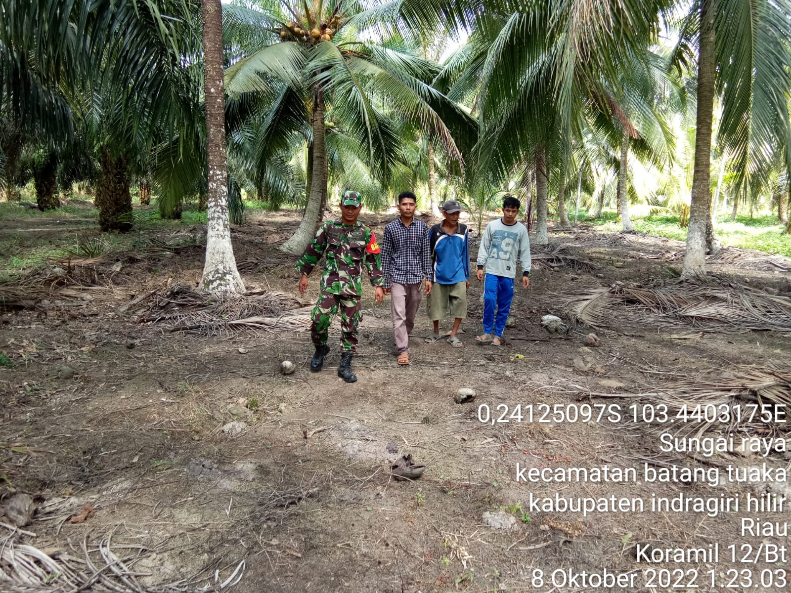 Serka Hepi Martison Babinsa Koramil 12/Batang Tuaka Warning Bagi Perokok