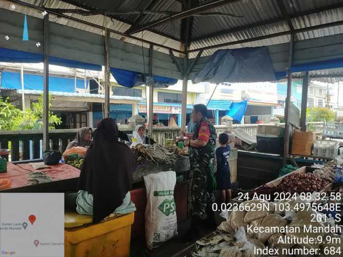 Serka Dedi Bisono Memantau Stabilitas Harga Sembako