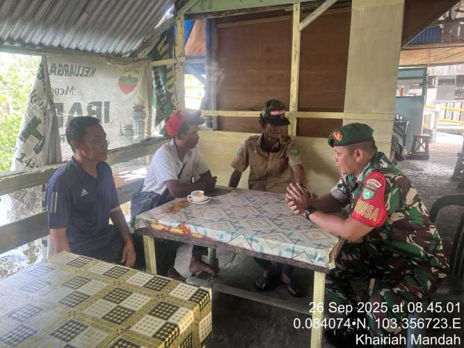Babinsa Desa Bente Gelar Pembinaan SDM untuk Wujudkan Masyarakat Melek Kamtibmas