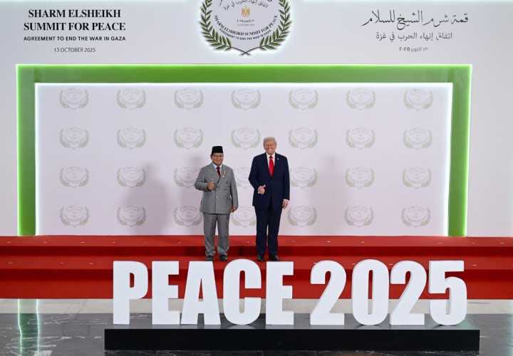 Hadiri KTT Perdamaian Sharm El-Sheikh, Indonesia Jadi Penentu dan Pencetak Sejarah Perdamaian Dunia