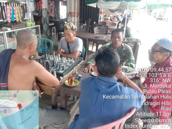 Danposramil 01/Tembilahan Ajak Warga Jaga Kewaspadaan Kamtibmas