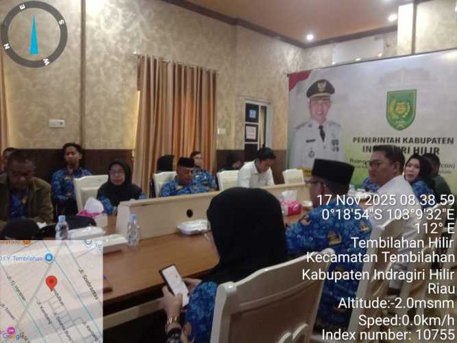 Peltu Jaharzam mewakili Dandim 0314/Inhil menunjukkan komitmen Dalam Mendukung upaya pemerintah daerah menjaga stabilitas harga