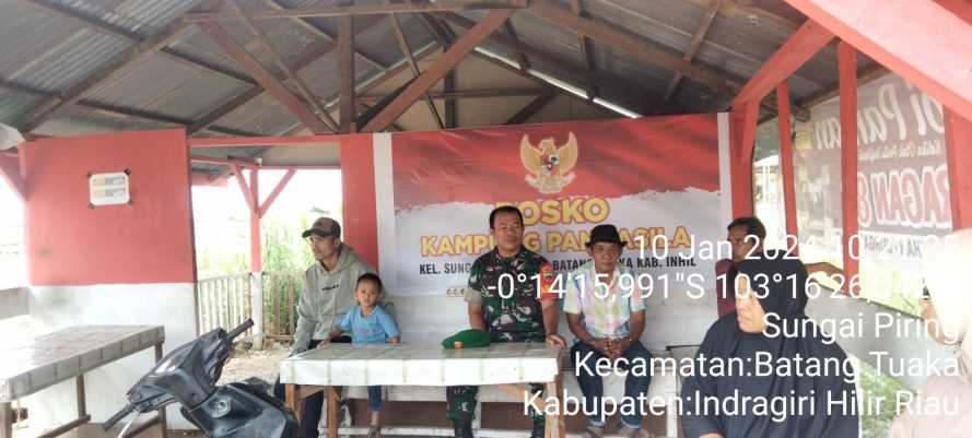 Babinsa Ingatkan Warga Tentang Perubahan Mendadak Cuaca