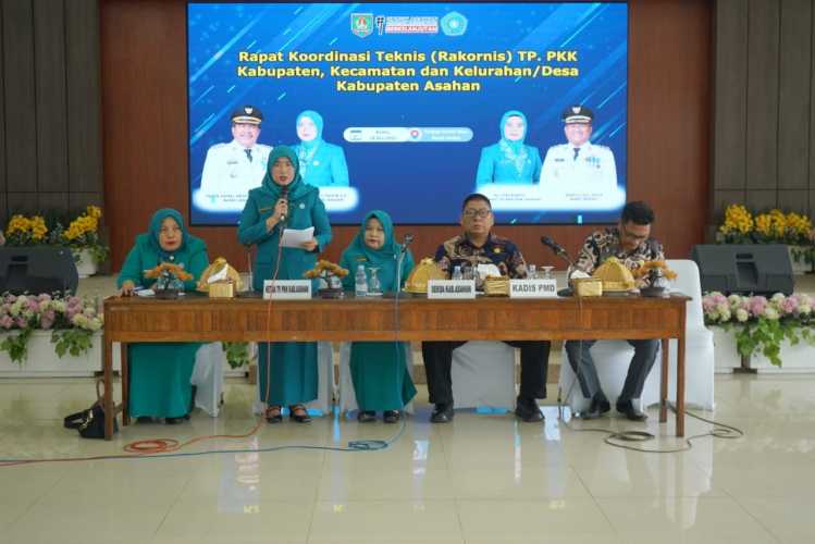Rakornis TP PKK Kabupaten Asahan Perkuat Koordinasi dan Apresiasi Desa Berprestasi 2025