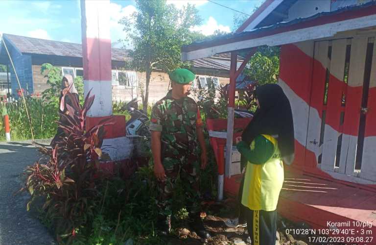 Babinsa Harap Siswa Pahami Nilai Pancasila