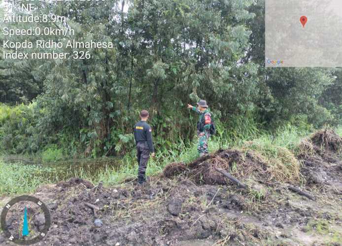 Kopda Ridho Pantau Kawasan Hutan Mangrove Konsesi