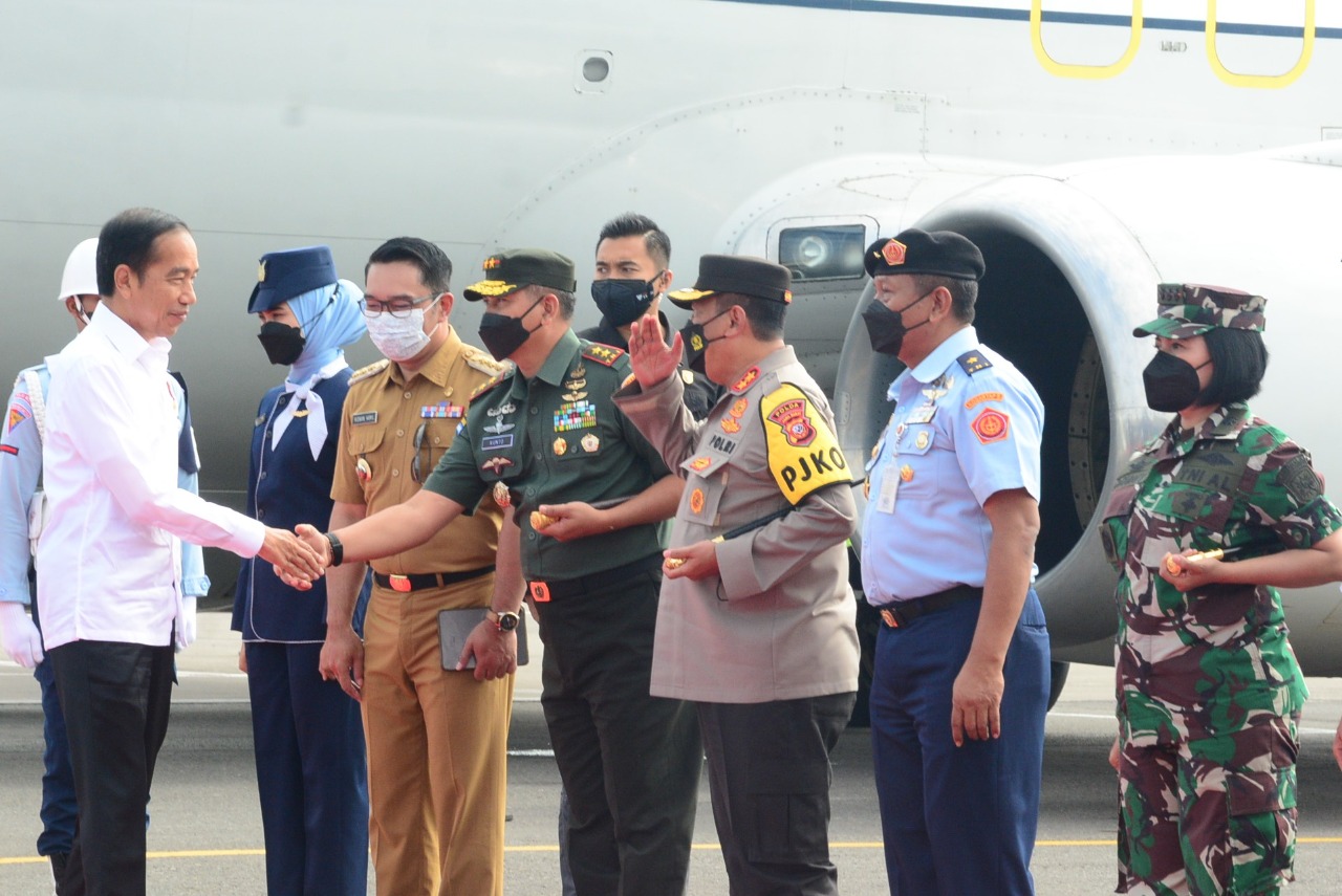 Kodam III/Siliwangi Gelar Pengamanan VVIP  Kunjungan RI 1 di Wilayah Bandung.