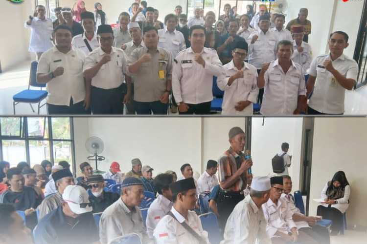 Kantor Pertanahan Kabupaten Indragiri Hilir Gelar Penyuluhan Peta Bidang Tanah dalam Rangka PTSL 2025