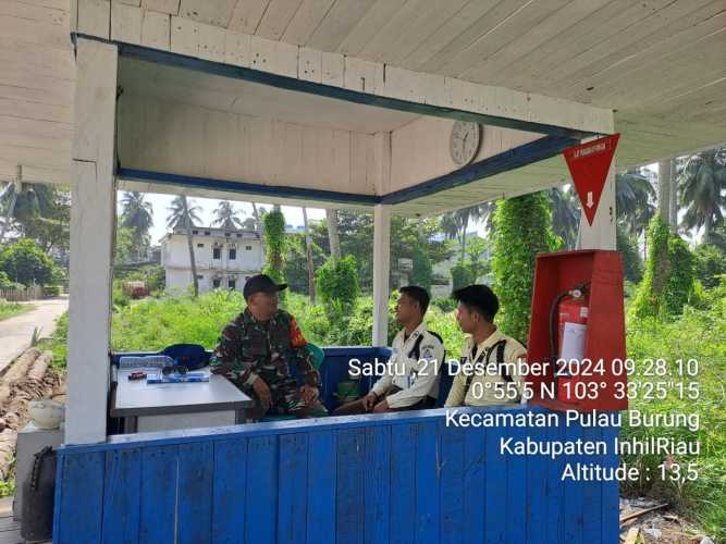 Babinsa Koramil 11 Pulau Burung Perkuat Sinergi dengan PT RSUP, Pastikan Keamanan Lingkungan Kerja