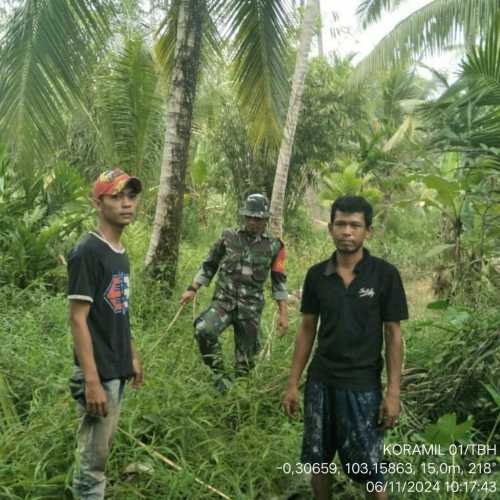 Sertu Jondri Aktifkan Patroli Wilayah dalam Penanggulangan Karhutlah