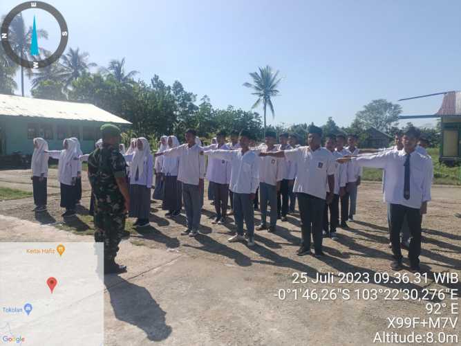 Serka J.Sialagan Memberi Pemahaman Wasbang