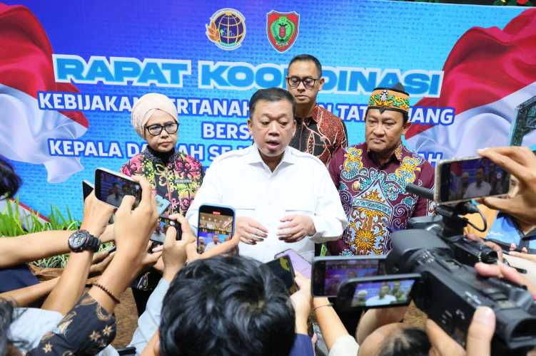 Menteri ATR/Kepala BPN Minta Pemda Prioritaskan LP2B dalam Revisi RTRW untuk Ketahanan Pangan Nasional