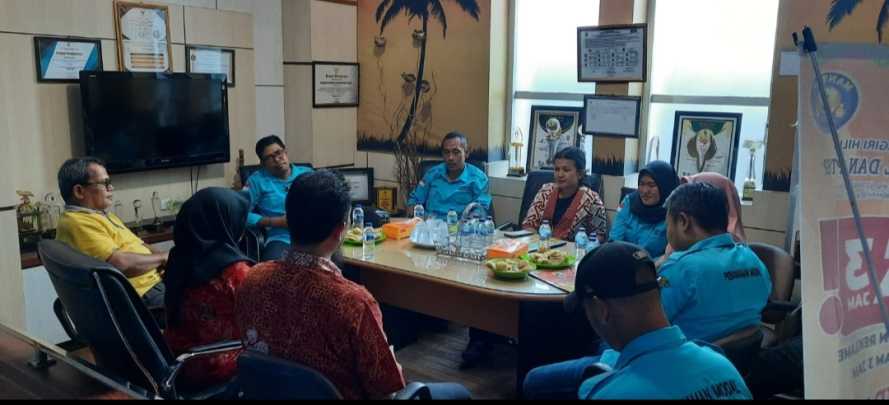 Dinas Penanaman Modal dan Pelayanan Terpadu Satu Pintu Inhil Terima Kunker DPMPTSP Kabupaten Pelalawan