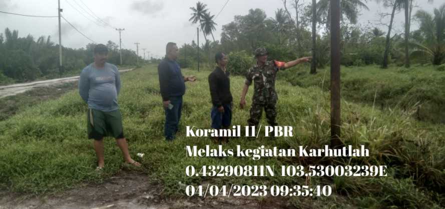 Pelda Rafli  Manfaatkan SDM Warga dalam Pemantauan Titik Api