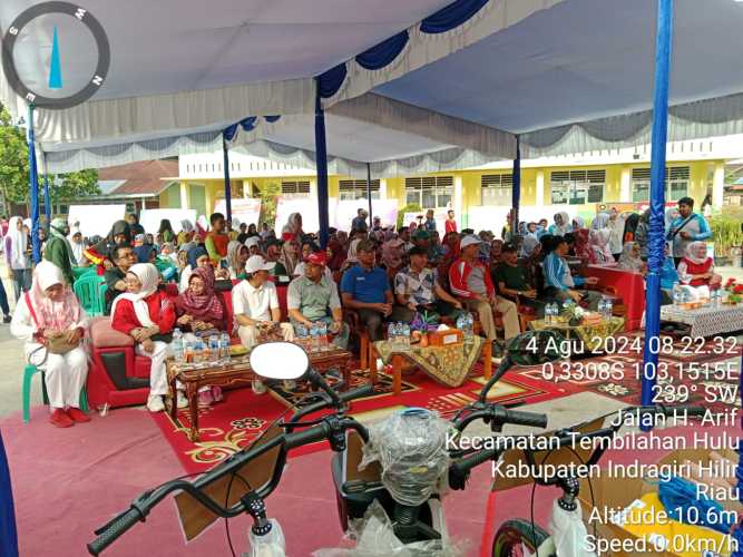 Mewakili Dandim, Danramil Tembilahan Hadiri Perayaan Milad SMPN 1 Tembilahan Hulu