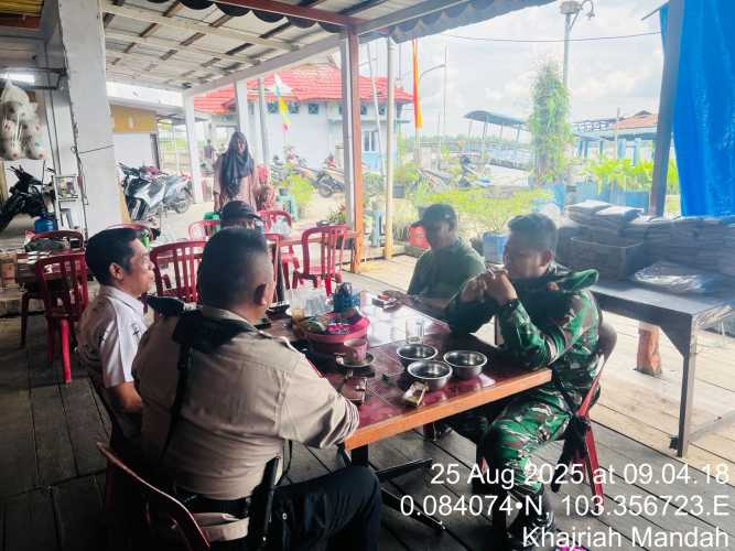 Babinsa Koramil 08/Mandah Kodim 0314/Inhil Gelar Komsos, Pererat Silaturahmi dengan Warga Binaan