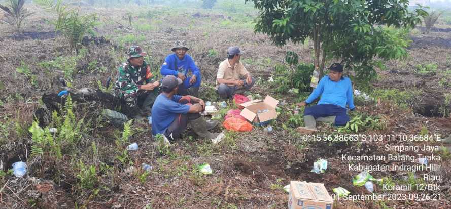 Serda Siswanto Bersama Rekan Lakukan Sosialisasi Garap Lahan yang Cerdas