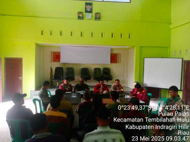 Danramil 01/Tembilahan Gelar Rakor Opla, Tekankan Peran Babinsa sebagai Penggerak Pembangunan