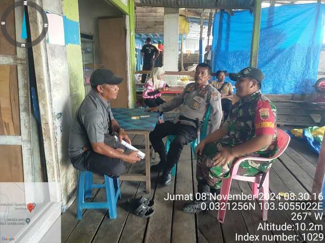 Serka Dedi Bisono Jalankan Quality Time dengan Masyarakat Ciptakan Pemilu Damai