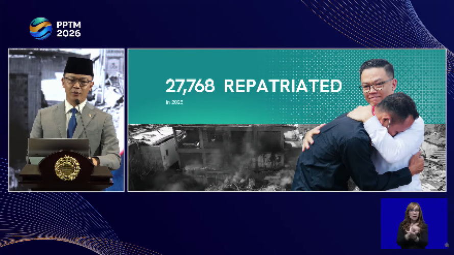 Pelindungan Warga Negara, Menlu: 27.768 WNI Dipulangkan dari Berbagai Situasi Krisis di 2025
