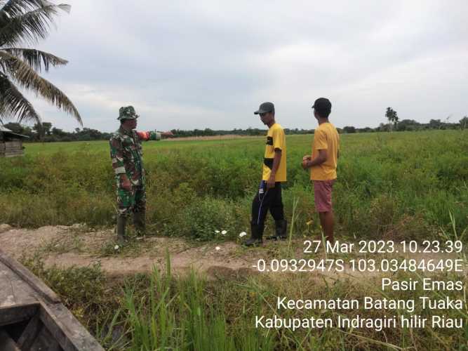 Serda Fero Patroli Keliling Areal Perkebunan Warga