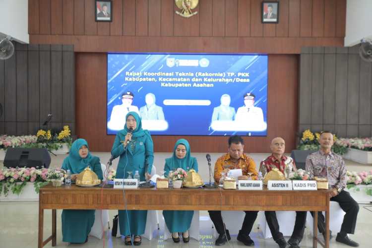 Rakornis TP. PKK Kabupaten Asahan Bulan Juli 2025