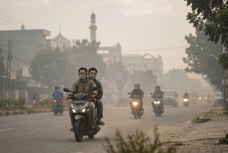 PDPI Riau Minta Warga Pakai Masker Antisipasi Dampak Kabut Asap