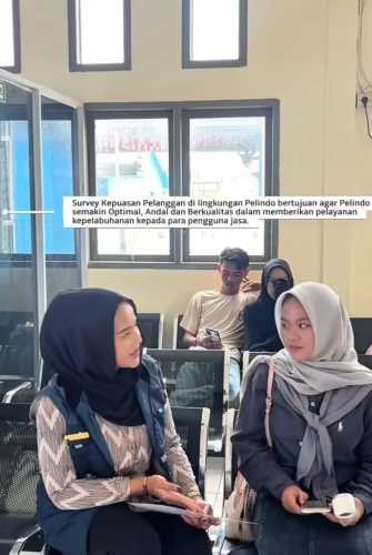 Pelindo Regional 1 Tembilahan Gelar Survei Kepuasan Pelanggan Tahun 2026
