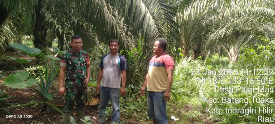 Babinsa Jaga Lingkungan, Warga Diingatkan Jangan Bakar Lahan dan Hutan