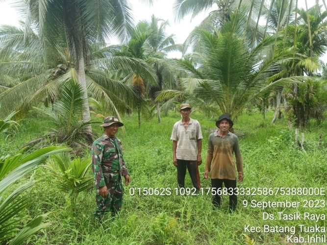 Babinsa Terapkan Strategi Pencegahan Karhutlah