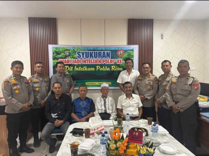 Hari Jadi Intelijen Polri ke-80, Satintelkam Polres Inhil Gelar Syukuran