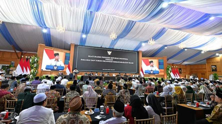 Presiden Prabowo Gelar Silaturahmi dengan Para Kiai dan Tokoh Organisasi Islam
