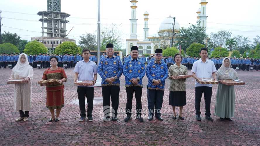Wakil Bupati Asahan Pimpin Upacara HKN