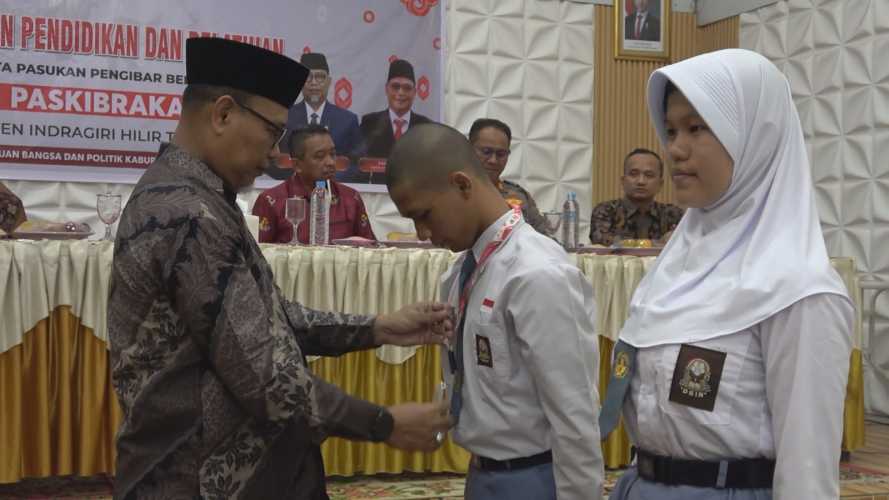 Pemusatan Diklat Calon Paskibraka Inhil 2026 Tekankan Disiplin Dan Integritas