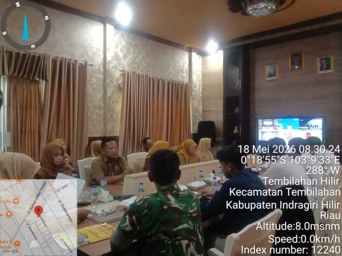 Danposramil 01/Tembilahan  Hadiri Rakor TPID dan Sosialisasi Produk Halal di Inhil