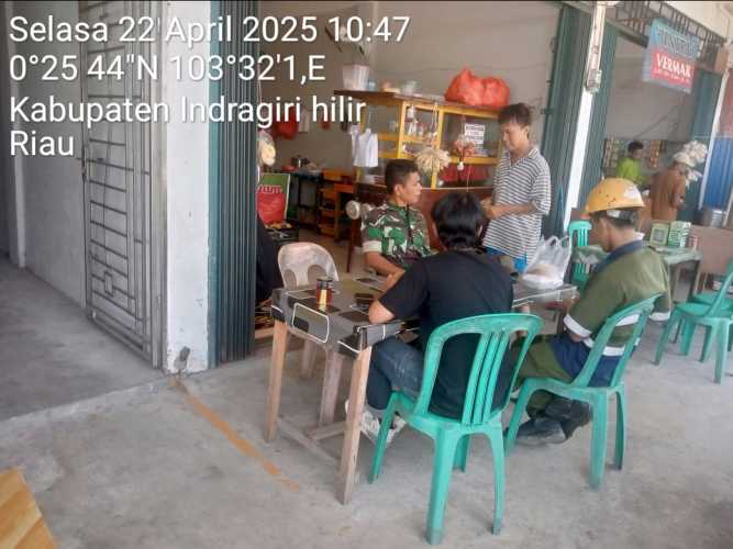 Babinsa Koramil 11/PBR Kodim 0314/Inhil Laksanakan Kegiatan Kemampuan Teritorial di Desa Ringin Jaya