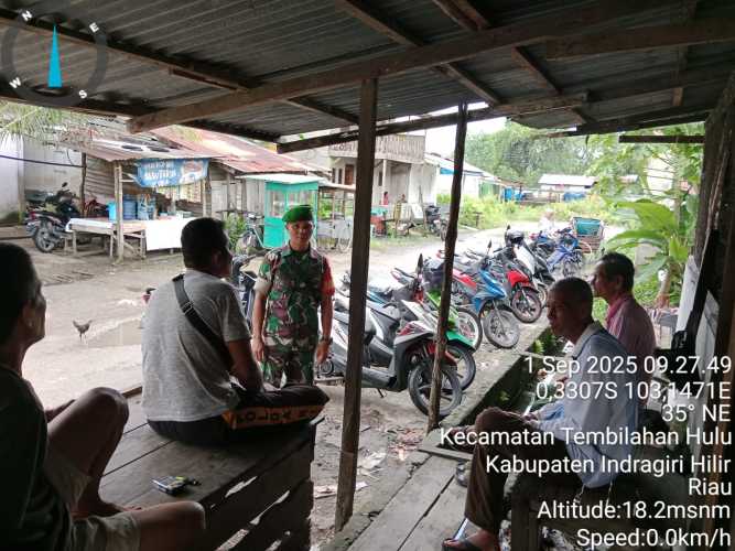 Babinsa Koramil 01/Tembilahan Sosialisasi 