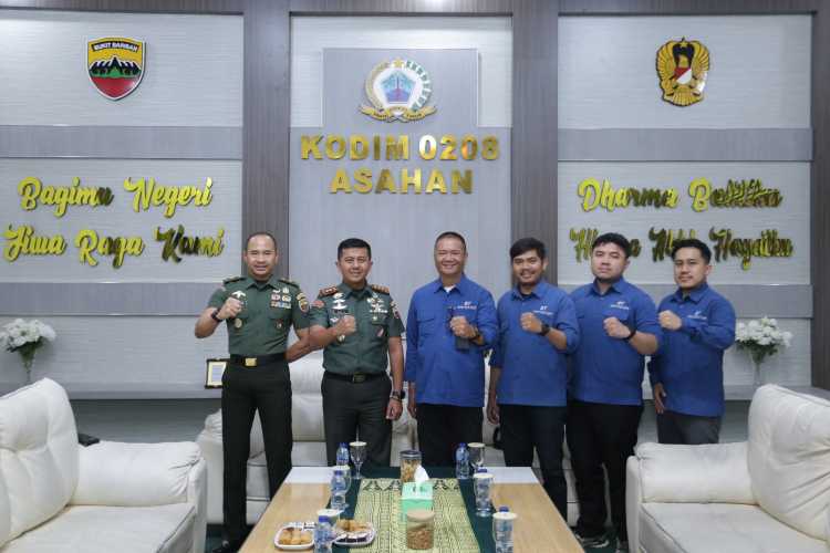 Dandim 0208/Asahan Terima Audiensi dan Koordinasi Badan Bank Tanah